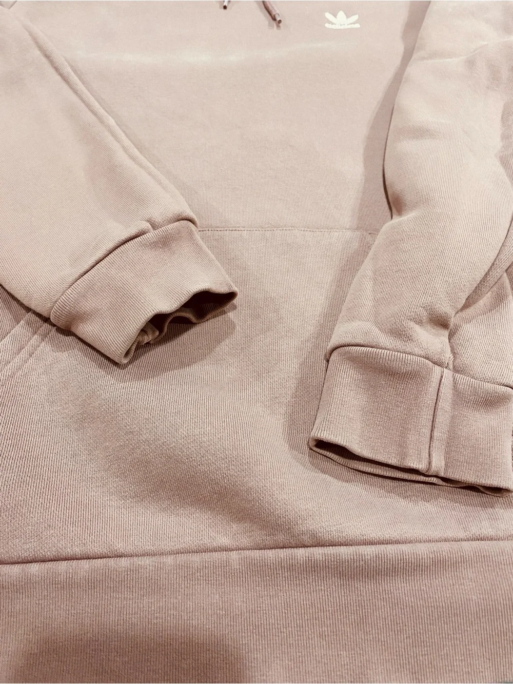 adidas Men’s Mauve Trefoil Pullover Hoodie Size M